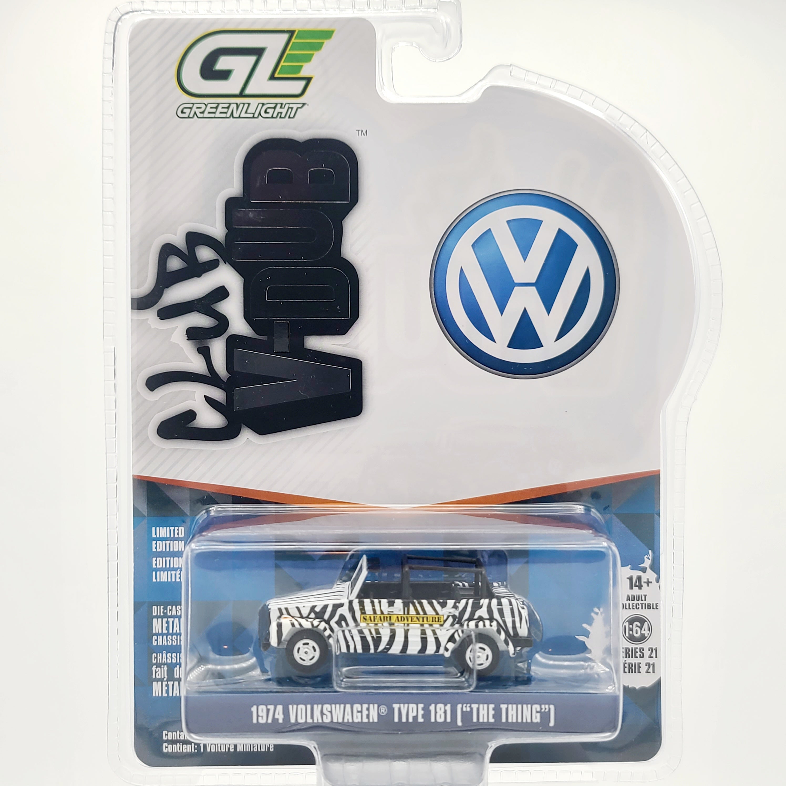 GreenLight '74 Volkswagen Type 181 "The Thing" - 1:64 (2025 Club V-Dub Series 21)